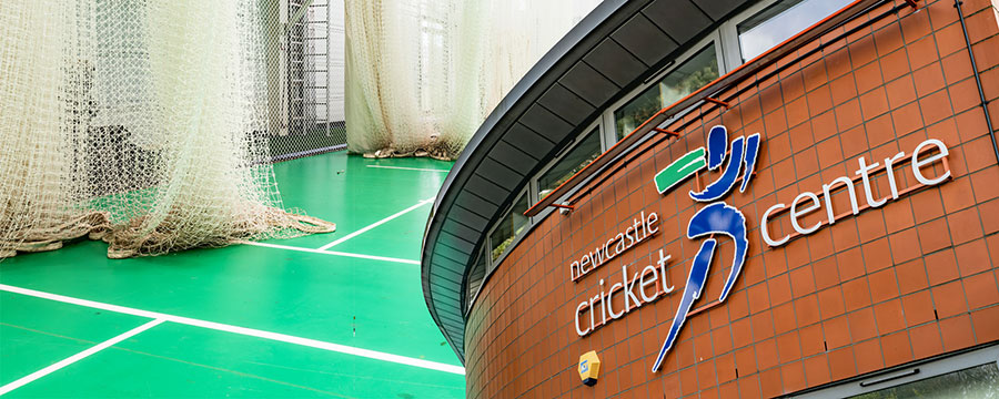 South Northumberland Cricket Club — the first large-size DuraFlex installation in ECB-approved Mint Green project gallery image 8