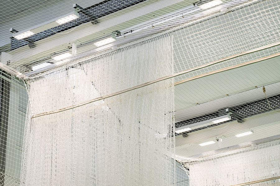 South Northumberland Cricket Club — the first large-size DuraFlex installation in ECB-approved Mint Green project gallery image 13