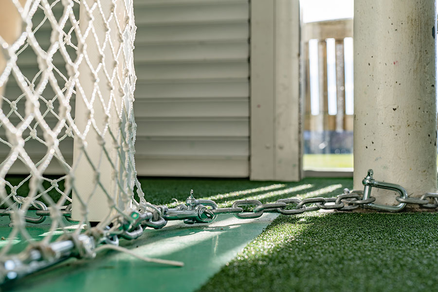 South Northumberland Cricket Club — the first large-size DuraFlex installation in ECB-approved Mint Green project gallery image 26