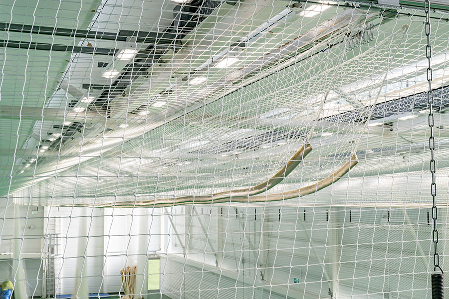 South Northumberland Cricket Club — the first large-size DuraFlex installation in ECB-approved Mint Green project gallery image 10