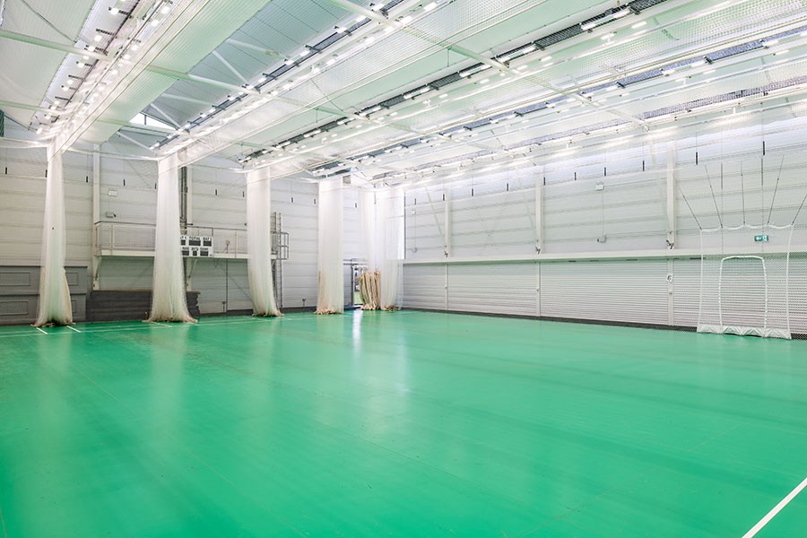 South Northumberland Cricket Club — the first large-size DuraFlex installation in ECB-approved Mint Green project gallery image 21