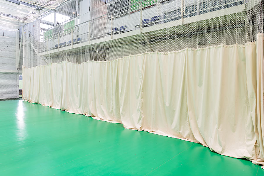 South Northumberland Cricket Club — the first large-size DuraFlex installation in ECB-approved Mint Green project gallery image 11