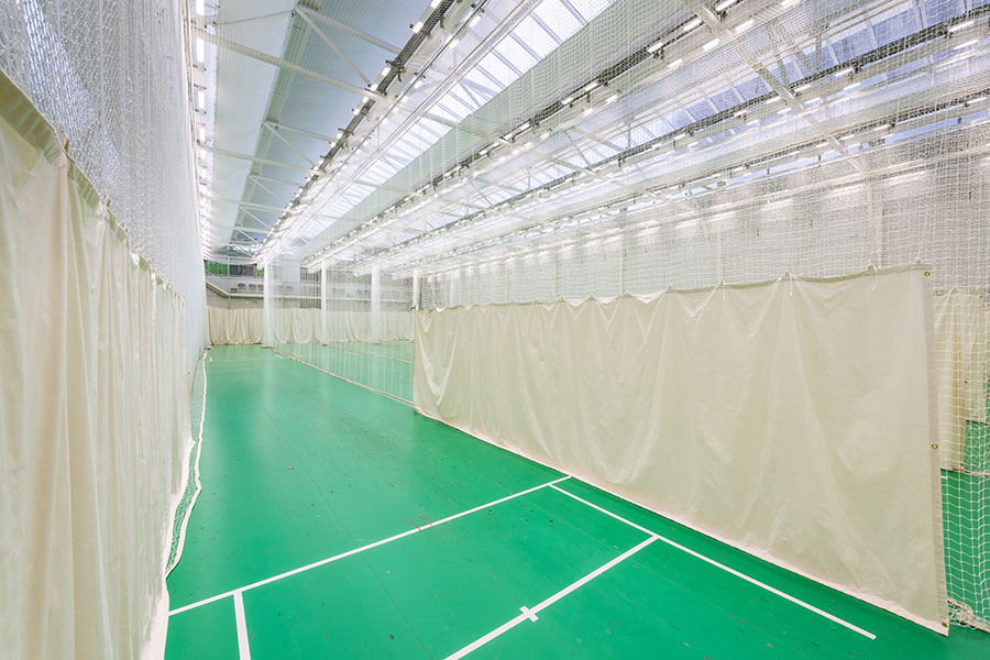 South Northumberland Cricket Club — the first large-size DuraFlex installation in ECB-approved Mint Green project gallery image 7