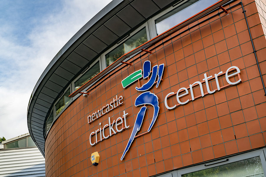 South Northumberland Cricket Club — the first large-size DuraFlex installation in ECB-approved Mint Green project gallery image 19