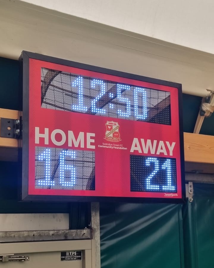 Swindon Town FC Community Foundation — two scoreboards for two very different spaces project gallery image 6