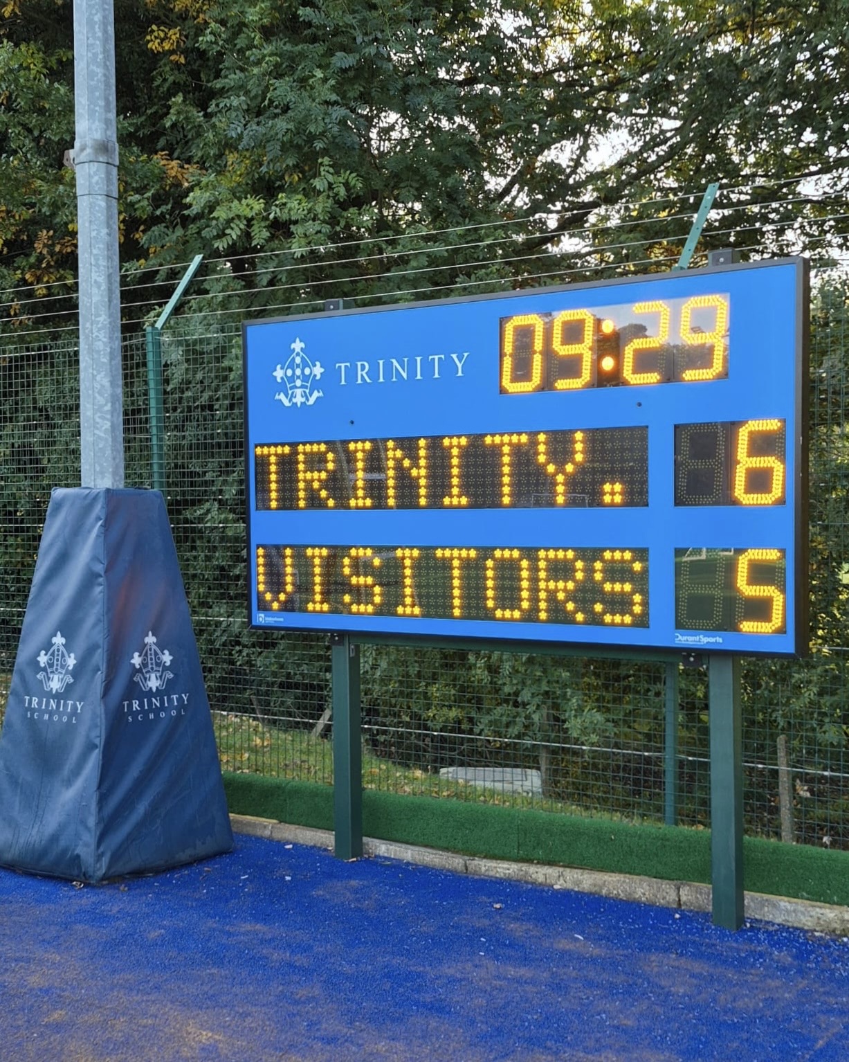 Trinity School, Croydon — a DS4 scoreboard for a new 4G pitch